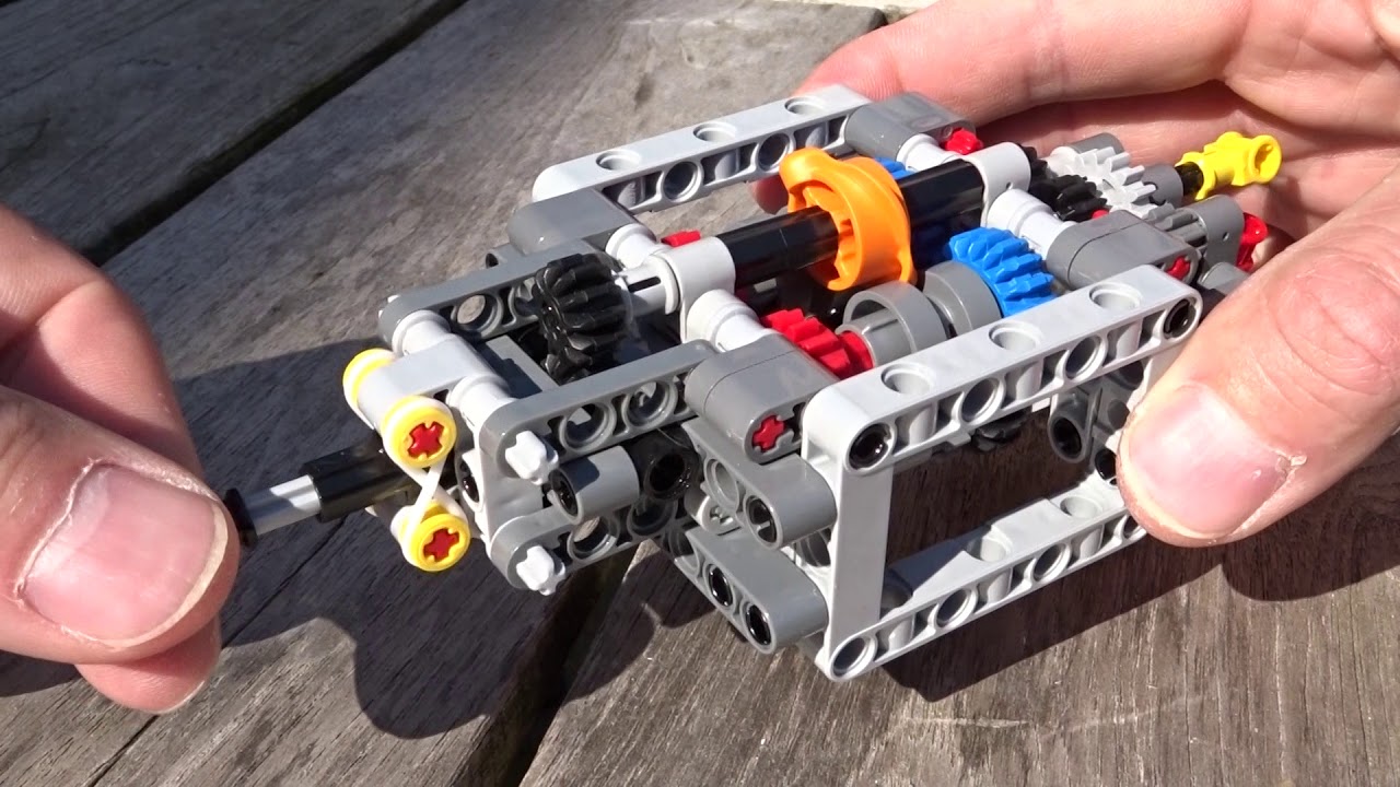 Lego technic 1x boite de vitesse type 3 gearbox gear engrenage driving ring NEUF 