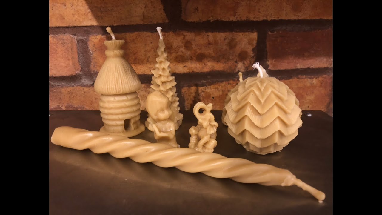 ODLEWANIE ŚWIEC Z WOSKU PSZCZELEGO