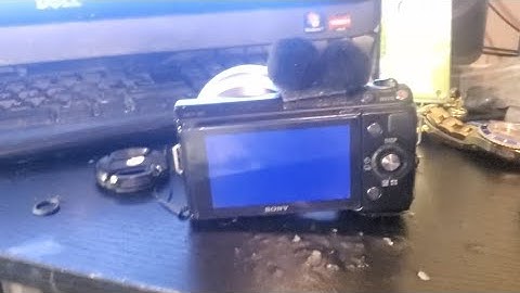 Sony Nex 5n black screen fix? what worked for me