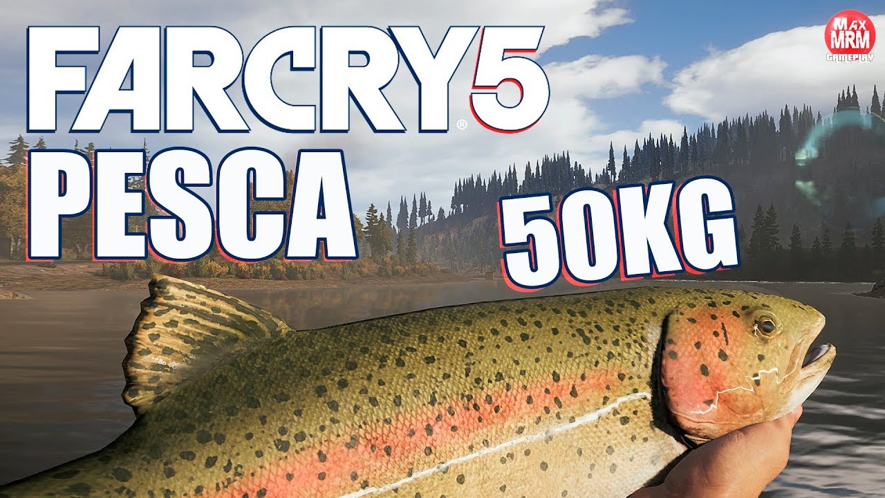 FAR CRY 5 – PEGUEI UM PEIXE DE 50KG || COMO FUNCIONA SISTEMA DE PESCA