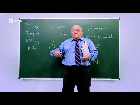 ცვანციკას ონლაინ გაკვეთილები - VI კლასი: მოიაზრე