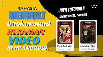 Rahasia Membuat Background Rekaman Video Di Hp #tutorial #video
