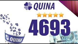 Quina: Resultado do Sorteio 4693 Realizado Dia 01/06/2018