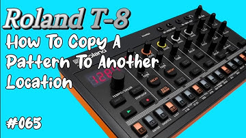 #065 How To Copy A Pattern To Another Location ROLAND T8