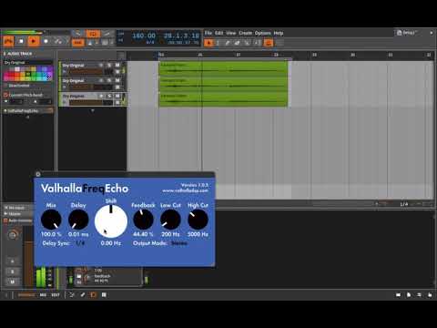 Delay Processing - Valhalla FreqEcho