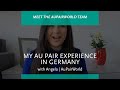 AU PAIR IN GERMANY EXPERIENCE with Angela | AuPairWorld
