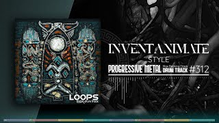 Progressive Metal Drum Track / Invent Animate Style / 195 bpm