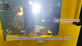 Scrap Compressors into Valuable Copper💸🤫 | Cutting Machine Recycling Process #copper #cuttingmachine