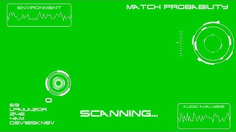 Robot HUD Green Screen Effect || No Copyright || VFX GURU