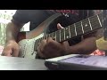 Dream theater  the best of times guitar solo cover