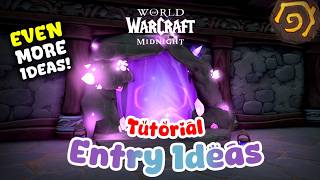 World Of Warcraft: 3 Creative Portal Entry Ideas✨ Housing Step By Step Tutorial