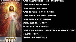 Video thumbnail of "Nombres de Dios"