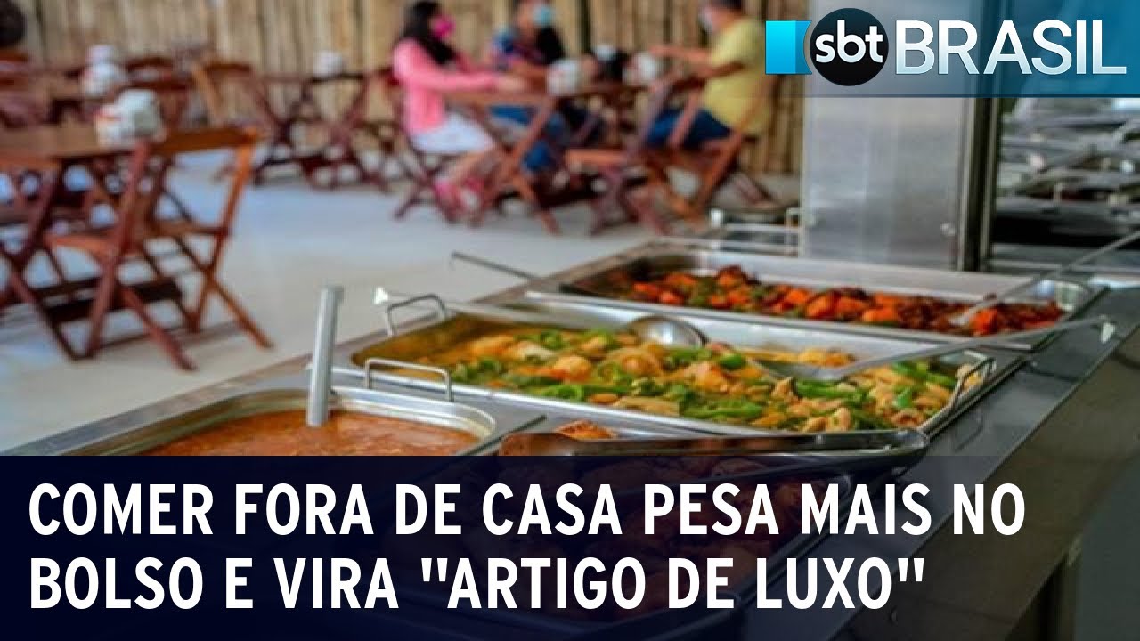 Comer fora de casa pesa mais no bolso e vira “artigo de luxo” | SBT Brasil (02/12/23)