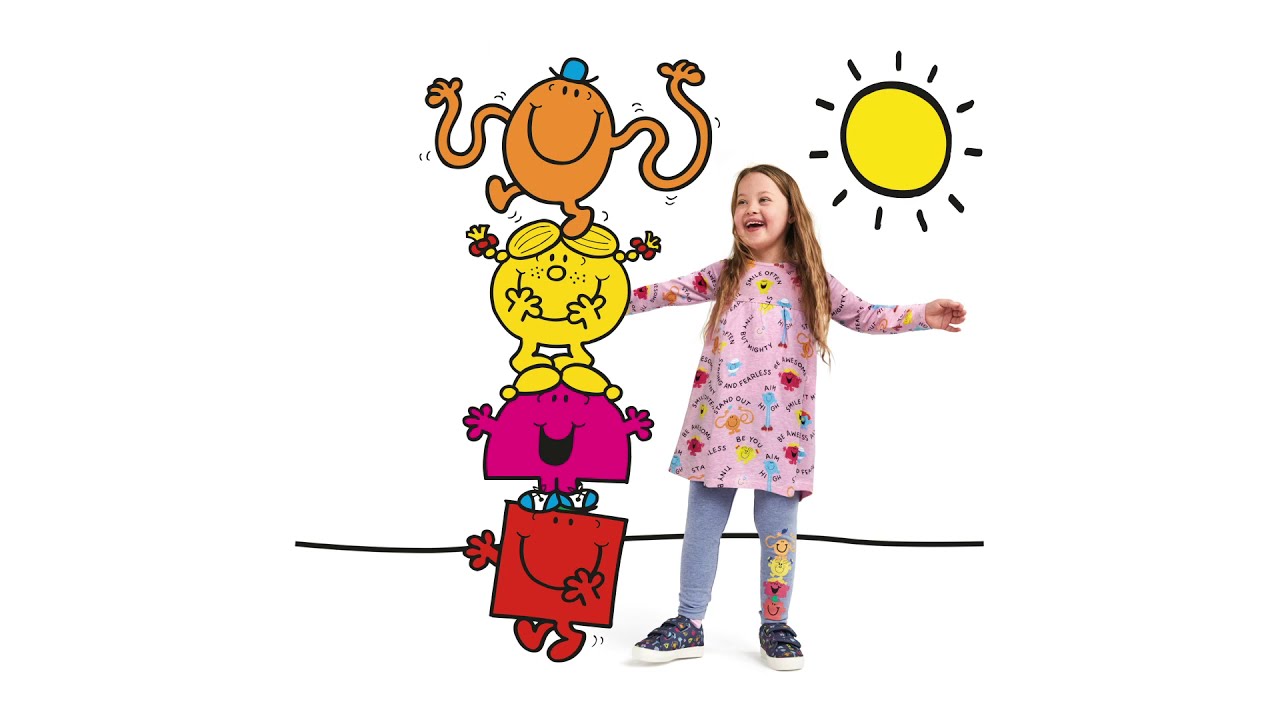 Mr. Men Little Miss デニムオーバーオール アウトドア M Mr. Men