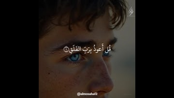 سورة الفلق 🫶🤲🏻❤️#قران_كريم #المصحف #دعاء #دعاء_مستجاب