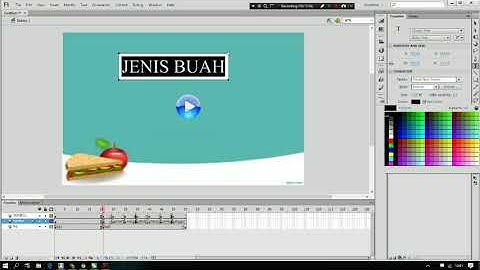 Tutorial membuat game sederhana dengan aplikasi Adobe Flash