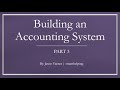 Building an Accounting System in Excel - Part 3