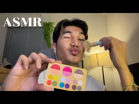ASMR Makeup Your Face by Wooden Toys แต่งหน้าให้คุณด้วยเครื่องสำอางไม้