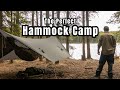 One Night Two Hammocks 🇨🇦 Camping at a Small Mountain Lake 🇨🇦