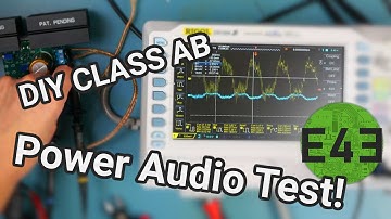 Discrete Transistor Class AB Amplifier Audio Test!