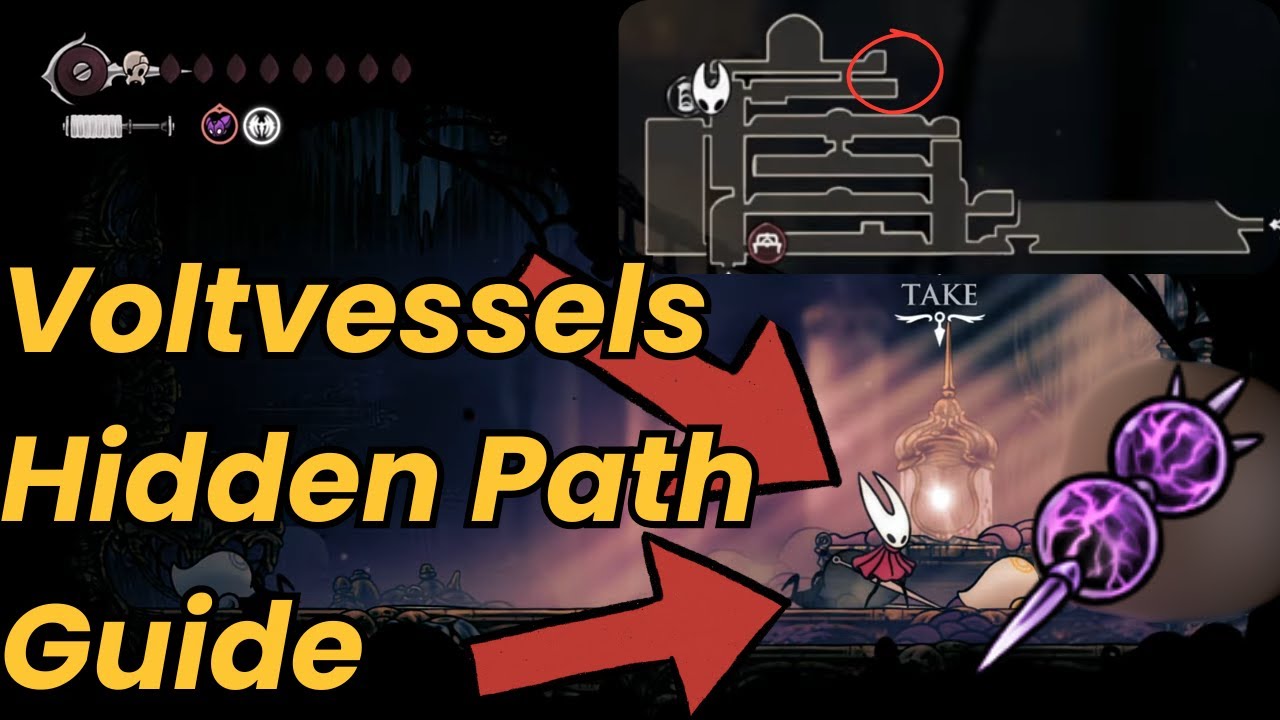 Voltvessels Hidden Path Guide | High Damage Tool with 2 Attack Forms | Hollow Knight: Silksong