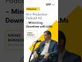 AI in Production | Will AI Replace Technicians? #podcast #ai #aiinproduction #chatbot