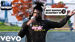 I Recorded My First Song In District 10 GTA RP!