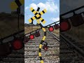 変形する踏切カンカン | railroad crossing #shorts