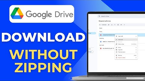 2025 How To Download Google Drive Files Without Zipping Them!