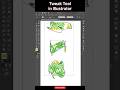 Tweak Tool in Illustrator😲#illustratortools#illustratortutorial#illustratorshorts#illustrator#shorts