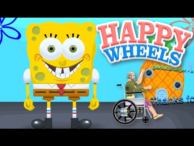 SPONGEBOB LEVELS! - Happy Wheels w/ ChimneySwift11 