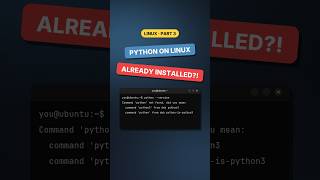 Python on Linux: it's already installed! (fix command not found) | Part 3 #python