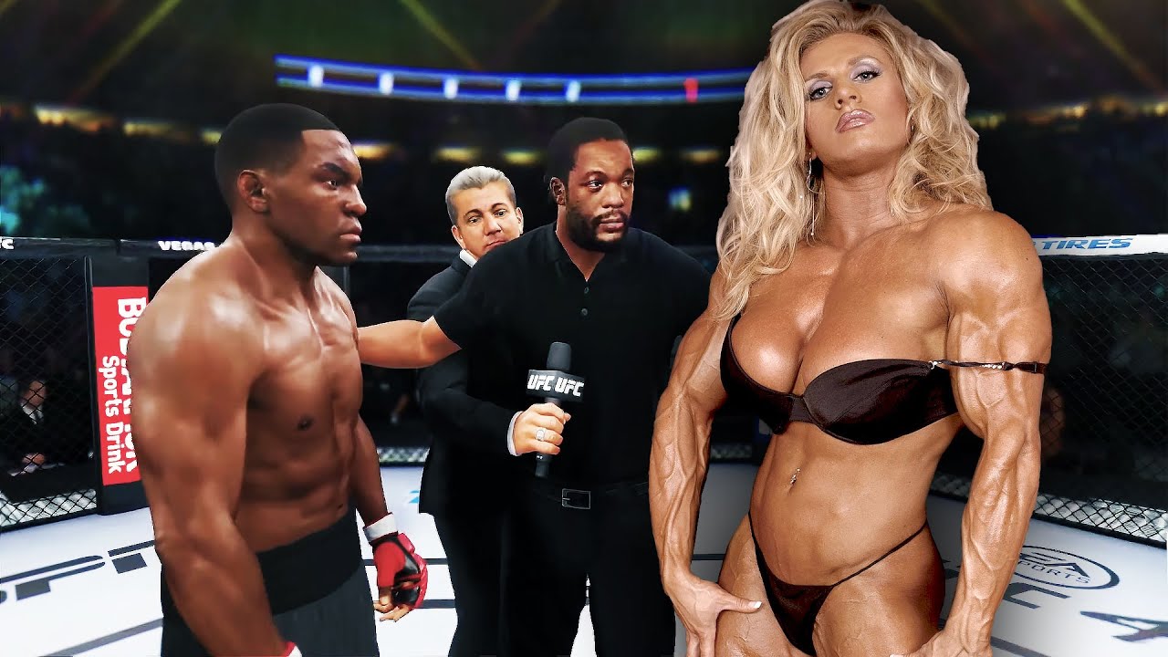 UFC 4 Mike Tyson vs. Joanna Thomas Bodybuider EA Sports UFC 4 YouTube