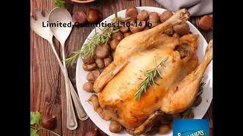 WHOLE COOKED TURKEYS