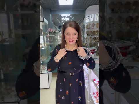 Невероятная «Дружба» жемчуга и чешского стекла !#бижутерия #украшения #красота #колье #серьги
