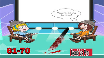 Noob Vs Pro - Save The Girl Android Gameplay Walkthrough - All Levels 61-70  Part 7