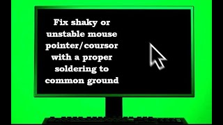 fix shaky or jumping mouse pointer