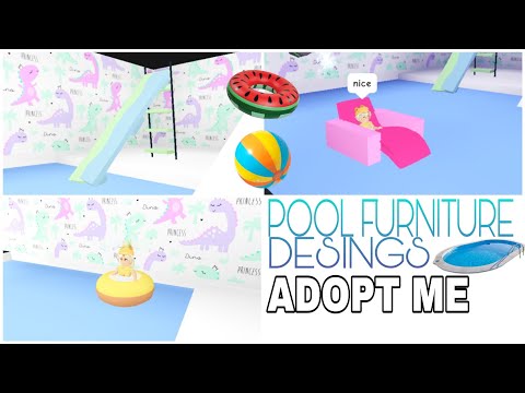 7-custom-pool-furniture-designs-|-adopt-me---building-hacks