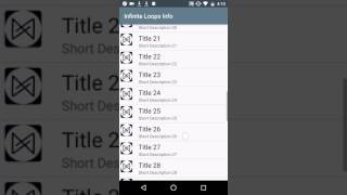 Multiple Recyclerview with smooth scrolling Android screenshot 4