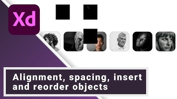Adobe Xd Stacks - Alignment, spacing, insert and reorder objects
