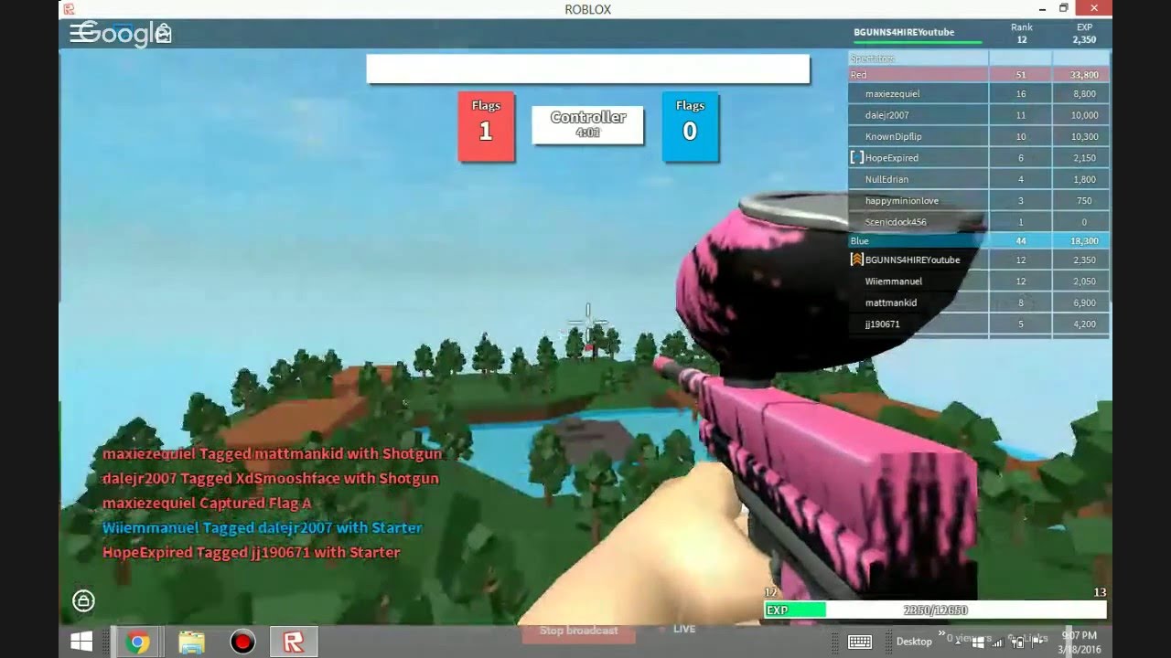 ROBLOX Paintball Frenzy [LIVE!] YouTube