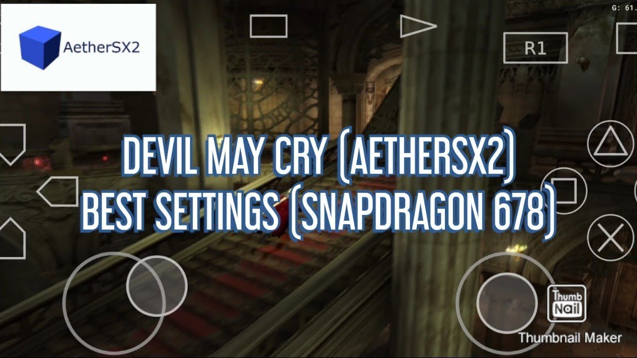 devil may cry at 2k resolution ( Snapdragon 865) on aethersx2