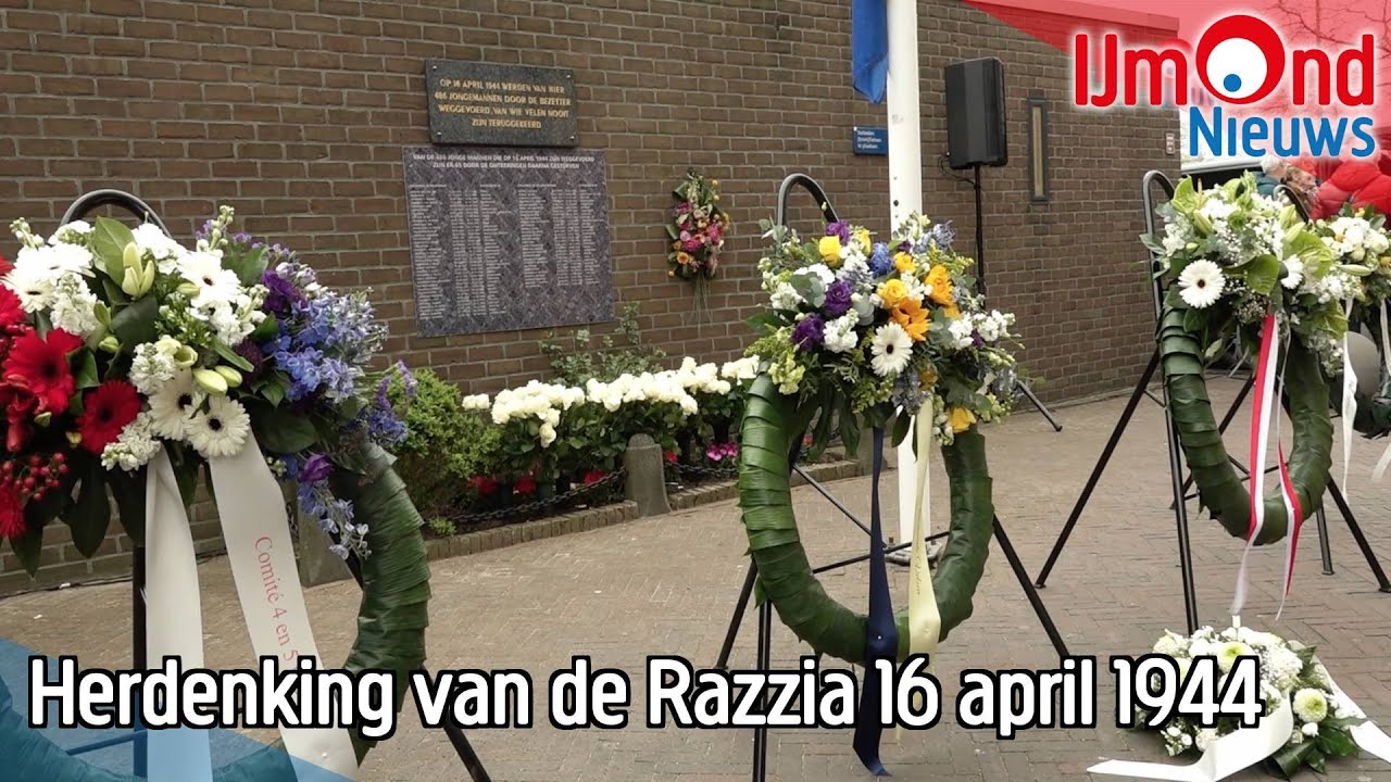 Herdenking van de Razzia 16 april 1944