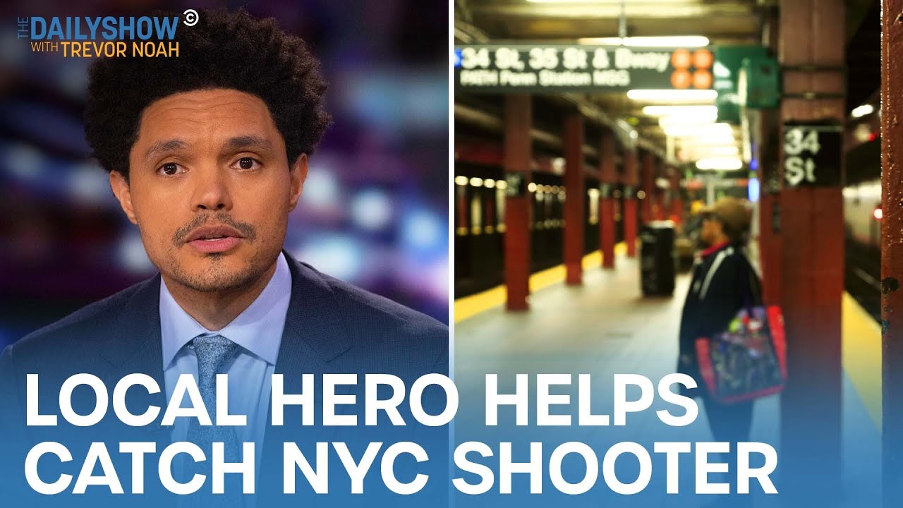 New York Subway Shooter Caught With Help From Local Hero Zach Tahhan | The Daily Show