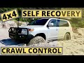 Toyota Landcruiser CRAWL CONTROL | Stuck in Sand | Demonstrating 4x4 sand self recovery Does it work