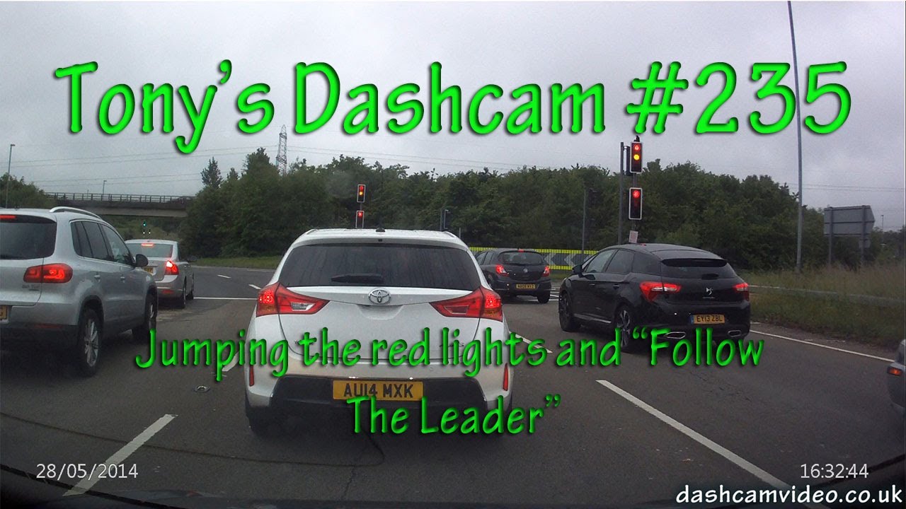 Tony's Dashcam - Jumps red lights and "Follow The Leader!" #235 - YouTube