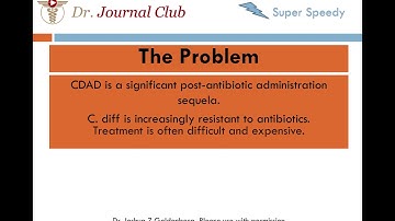 Probiotics to prevent c diff super speedy summary