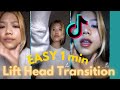 How to Lift Head Turn Transition Tiktok trend 2021 | Asthma Pump Tay Money Tiktok Easy Tutorial