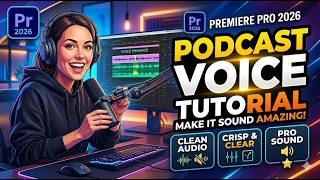 Premiere Pro 2026 : Podcast Voice Tutorial - اردو / हिंदी