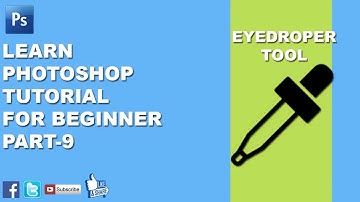 How to use EyeDropper Tool in Photoshop CS6 | Photoshop Tutorial